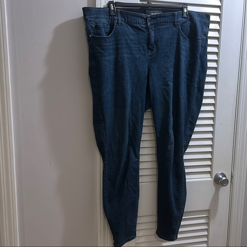 Torrid Blue Skinny Jeans Classic Denim Style